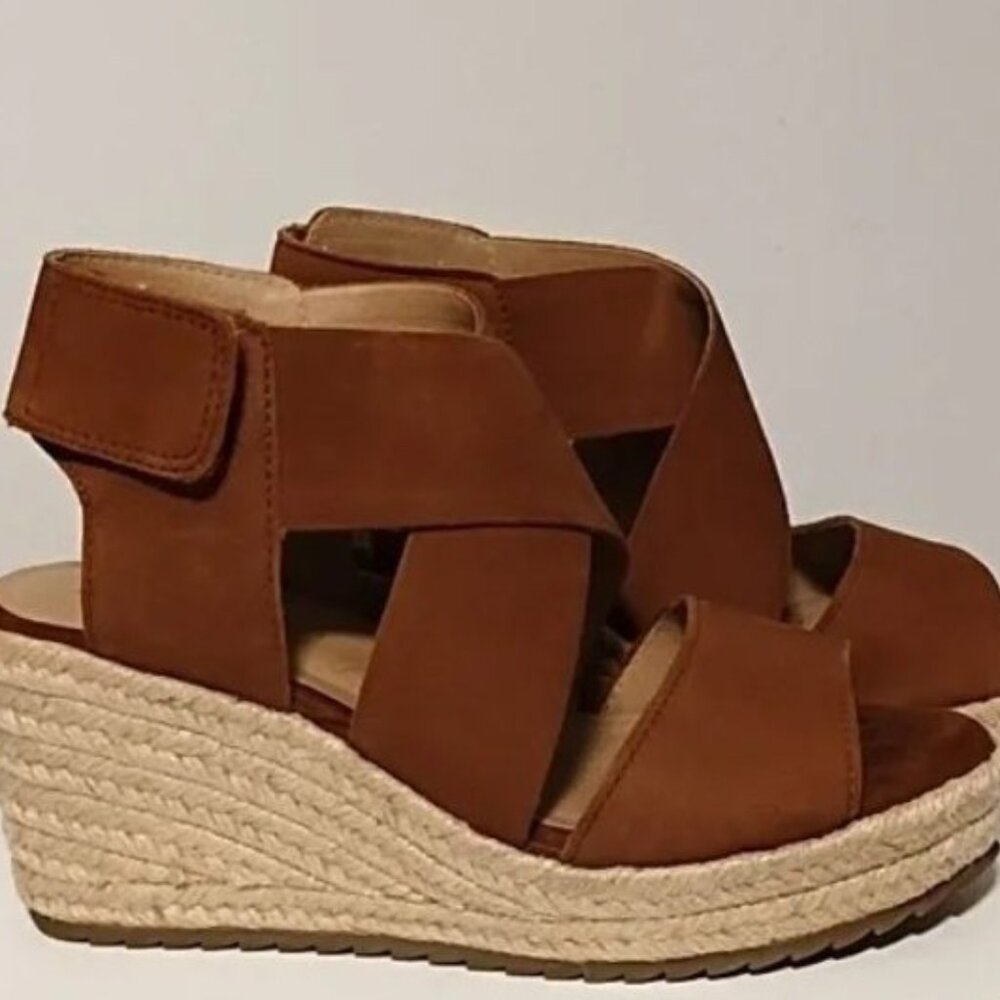 Soul Naturalizer Oshay Wedge Espadrille Sandals - Size 5.5